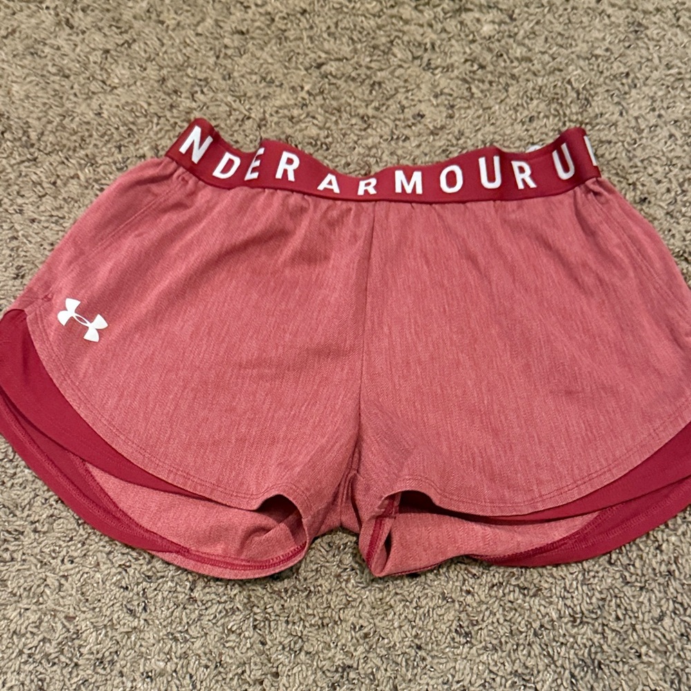 Under Armour Women's Burgundy Athletic Shorts